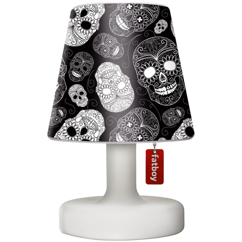 Luminaire - Lampes de table - Accessoire  plastique noir / Abat-jour Cooper Cappie pour lampe Edison the Petit - Fatboy - Skull black / noir - Polyéthylène