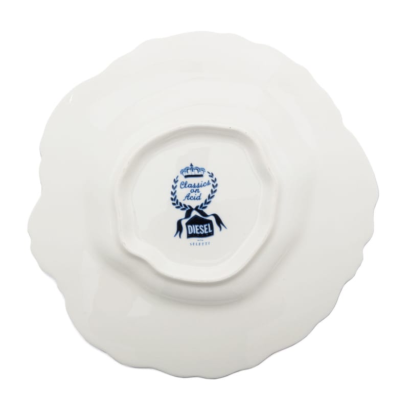 Lampe Berger 1900 Style Delf Rose Bleues En Porcelaine