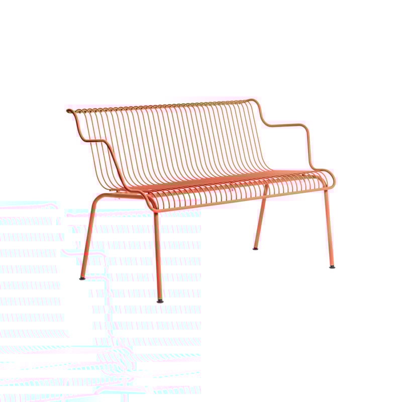 Orange garden bench 2025