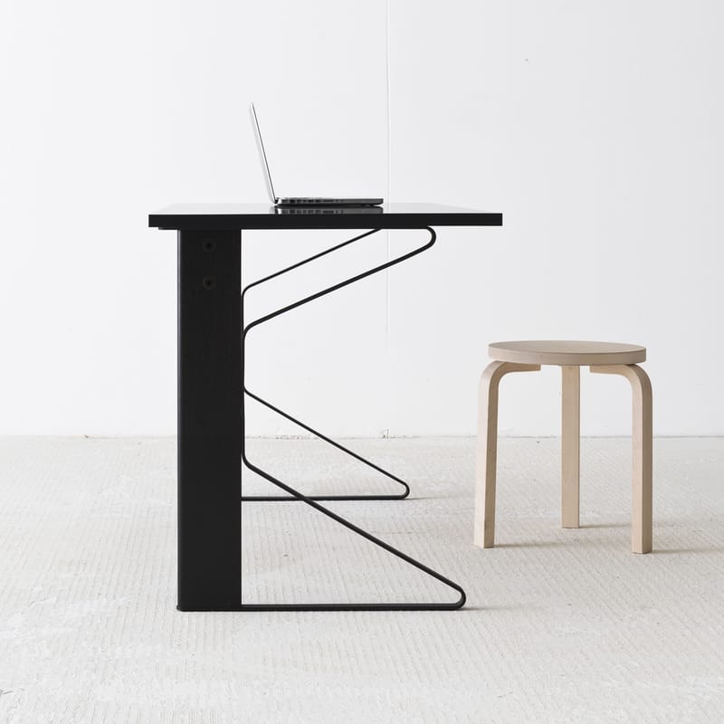 Bureau Kaari bois noir / L 150 x P 65 cm - HPL / Bouroullec, 2015 - ARTEK