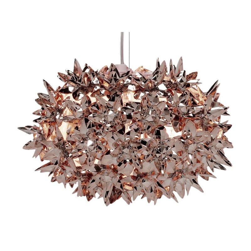 Lighting - Pendant Lighting - Bloom Bouquet Pendant plastic material metal - Kartell - Bronze - Thermoplastic technopolymer