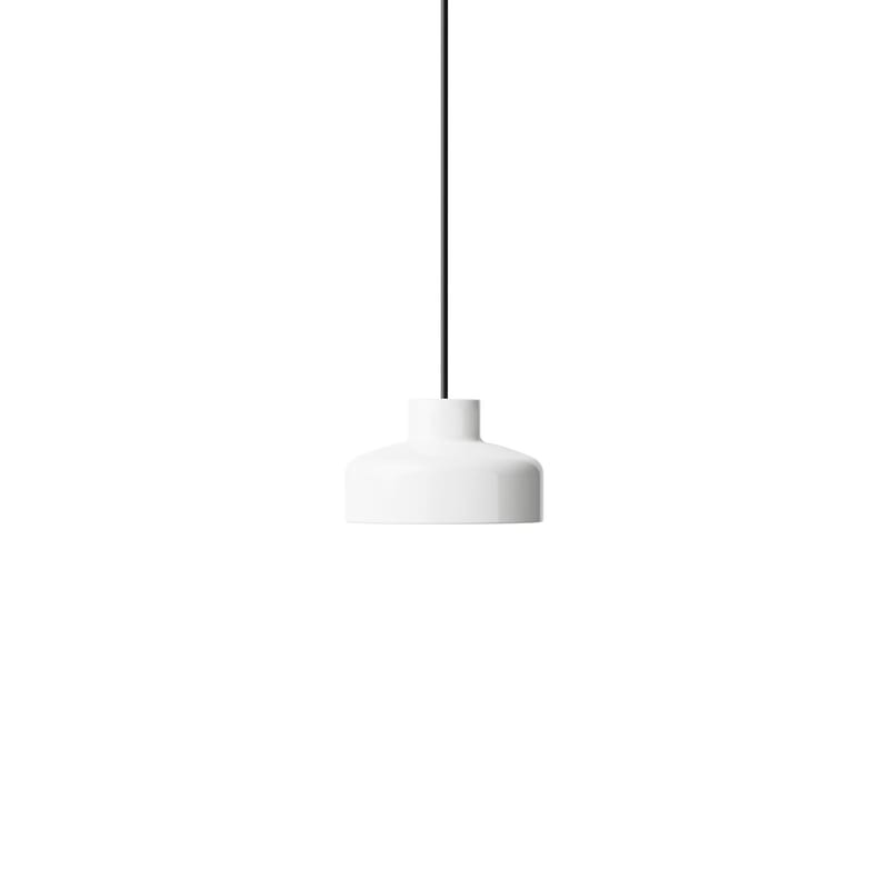 Luminaire - Suspensions - Suspension Lacquer LED Small métal gris / Ø 16,5 x H 10,1 cm - NINE - Gris - Acier