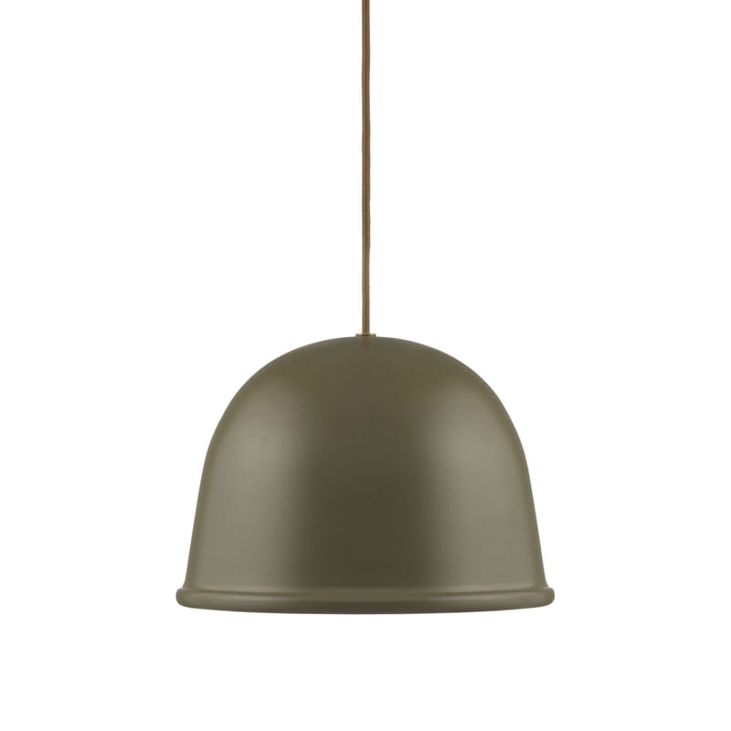 Luminaire - Suspensions - Suspension Local Lamp métal vert / Ø 28 cm - Normann Copenhagen - Vert orme - Acier
