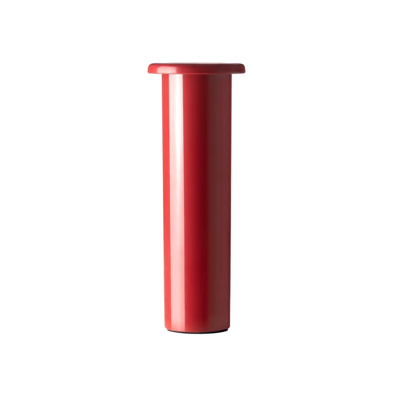 Décoration - Vases - Lampe sans fil rechargeable Bouquet LED plastique rouge / Vase - Ø 8 x H 22 cm - Magis - Rouge - ABS