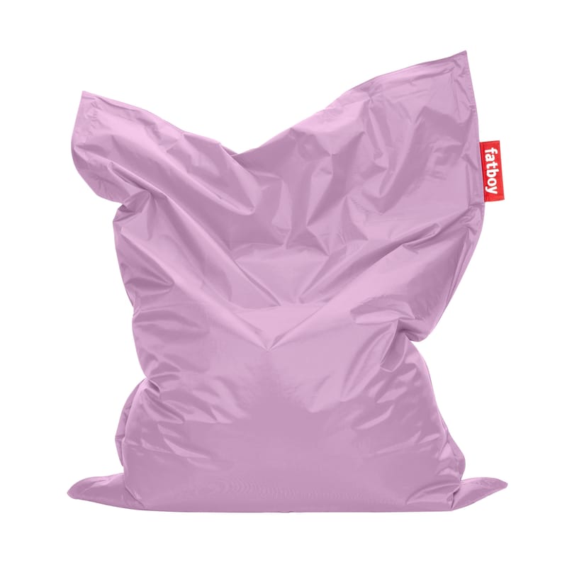 Mobilier - Poufs - Pouf d\'extérieur The Original tissu violet / Nylon - 140 x 180 cm - Fatboy - Lilas - Micro-billes de polystyrène, Tissu nylon