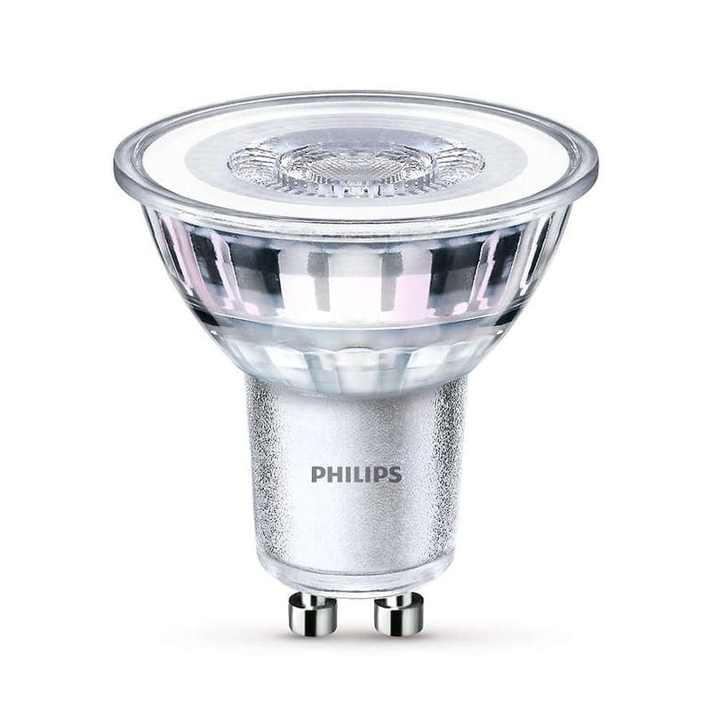 Luminaire - Ampoules et accessoires - Ampoule LED GU10 Spot plastique argent / 4,6W (50W) - 370 lumen - Philips - 4,6W (50W) / Faisceau 60° - Matière plastique, Métal