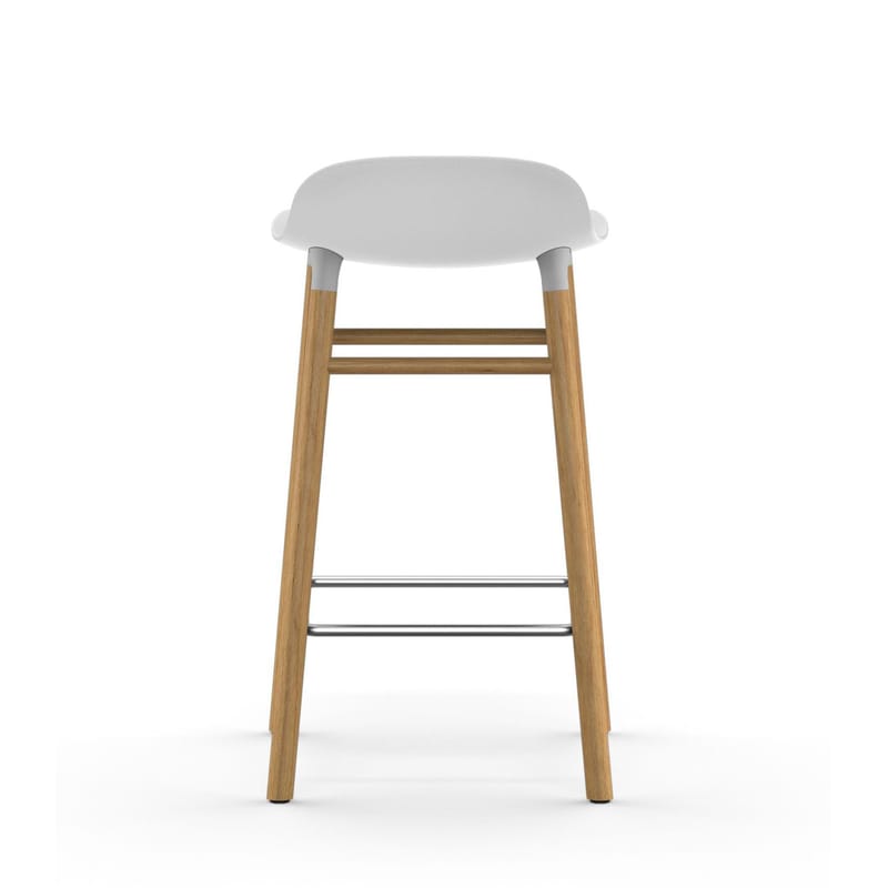 White wood counter deals stools