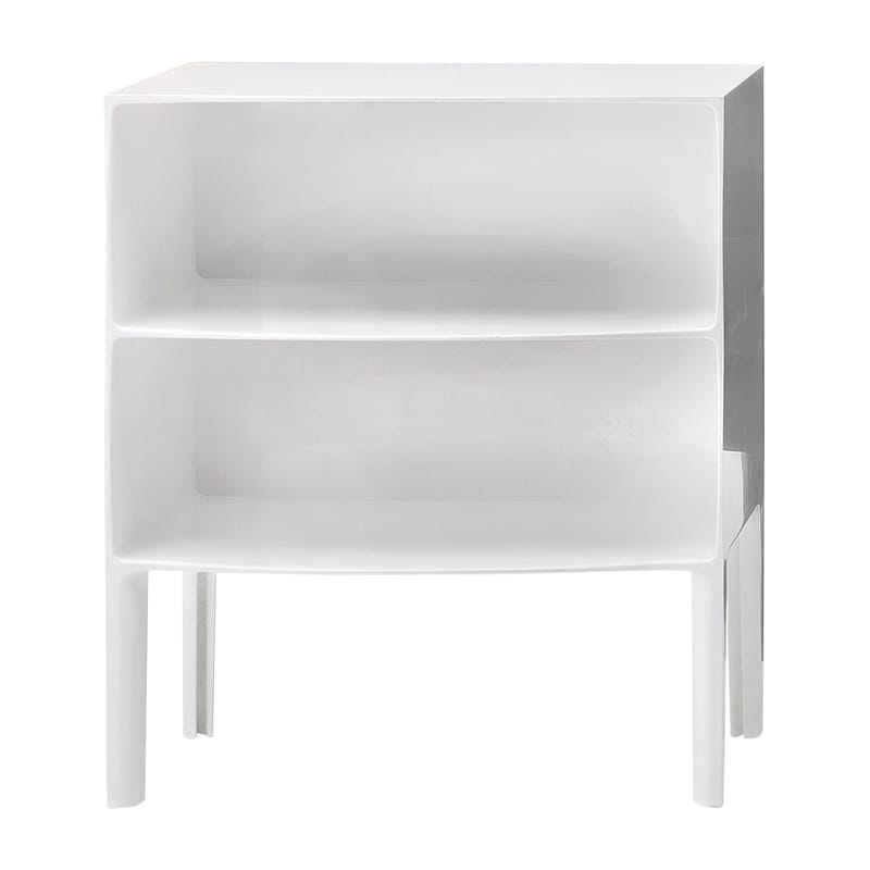 Mobilier - Mobilier Kids - Commode Ghost Buster plastique blanc / L 68 x H 80 cm - Philippe Starck 2010 - Kartell - Blanc opaque - PMMA