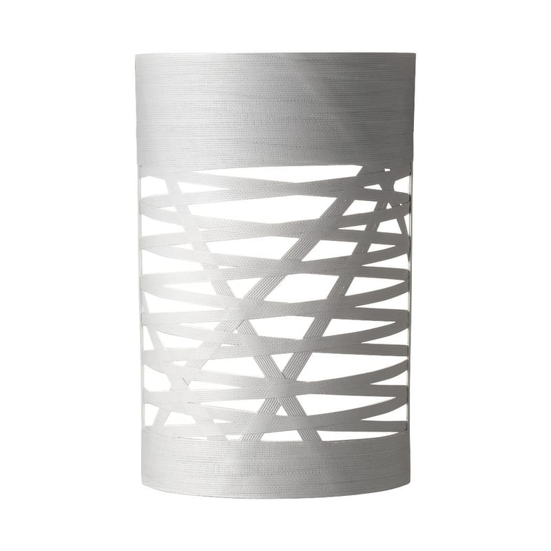 Luminaire - Appliques - Applique Tress Mini plastique blanc / H 40 cm - Marc Sadler, 2009 - Foscarini - Blanc - Fibre de verre, Matériau composite