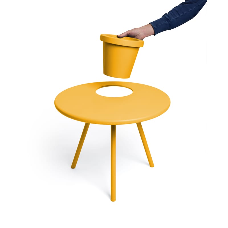 Outdoor yellow online side table