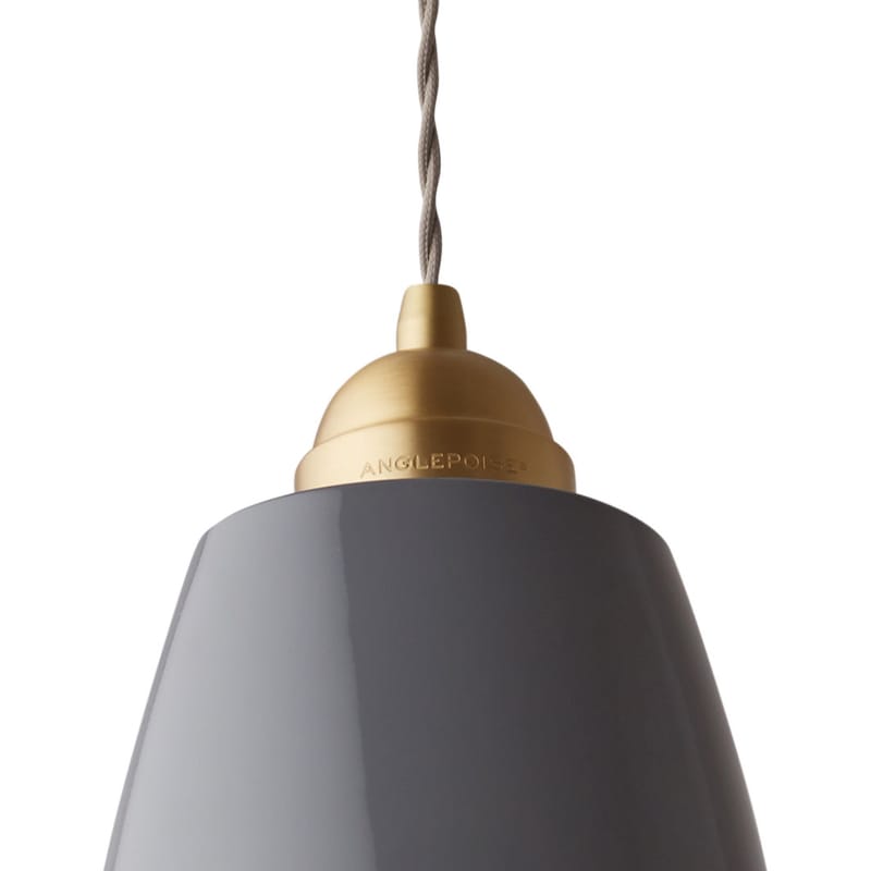 Grey and brass pendant light deals