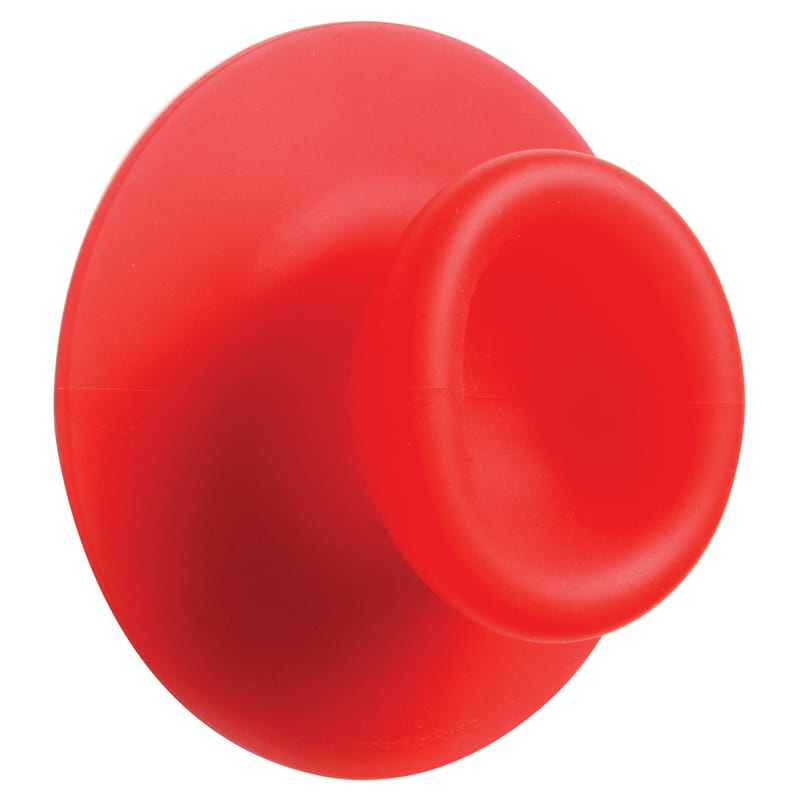 Arredamento - Appendiabiti  - Appendiabiti Sucker materiale plastico rosso a ventosa - droog - Rosso - Silicone