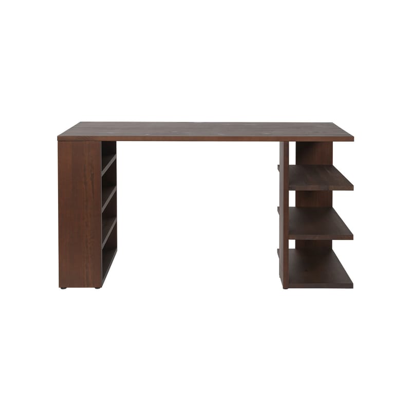 Dark wood store l desk