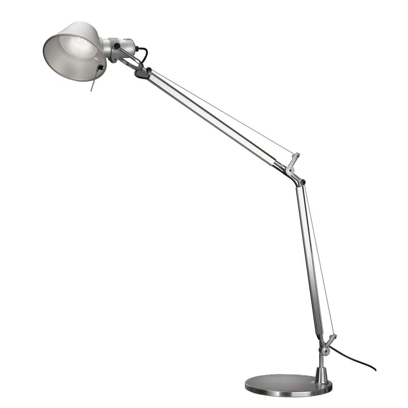 Illuminazione - Lampade da tavolo - Lampada da tavolo Tolomeo Mini LED metallo - Artemide - Alluminio - Alluminio
