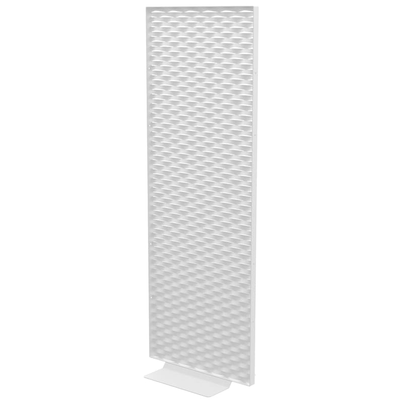 Mobilier - Paravents, séparations - Paravent Mistral métal blanc / L 80 x H 187 cm - Indoor/ Outdoor - Matière Grise - Blanc - Aluminium peint