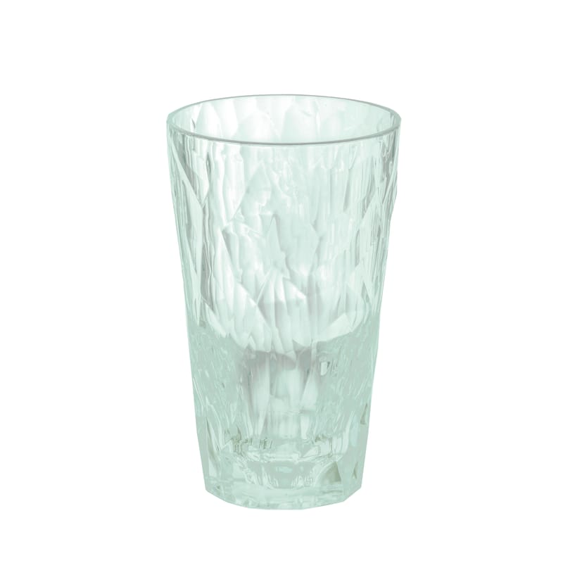 Table et cuisine - Verres  - Verre long drink Club No. 6 plastique transparent / H 14 cm - Koziol - Transparent - Plastique