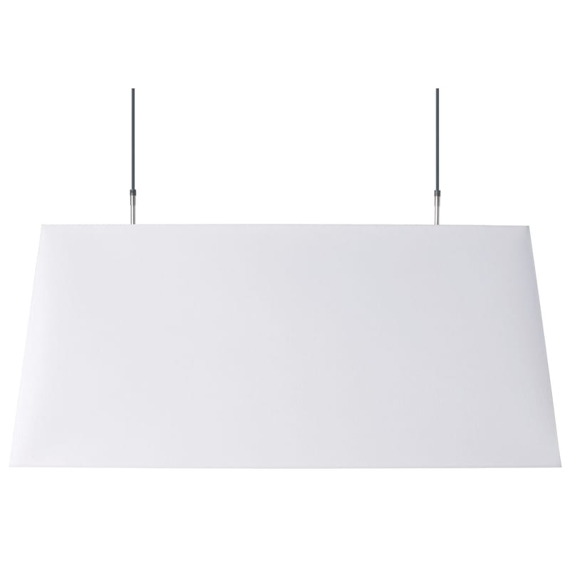 Luminaire - Suspensions - Suspension Long light - Moooi - Blanc - Coton