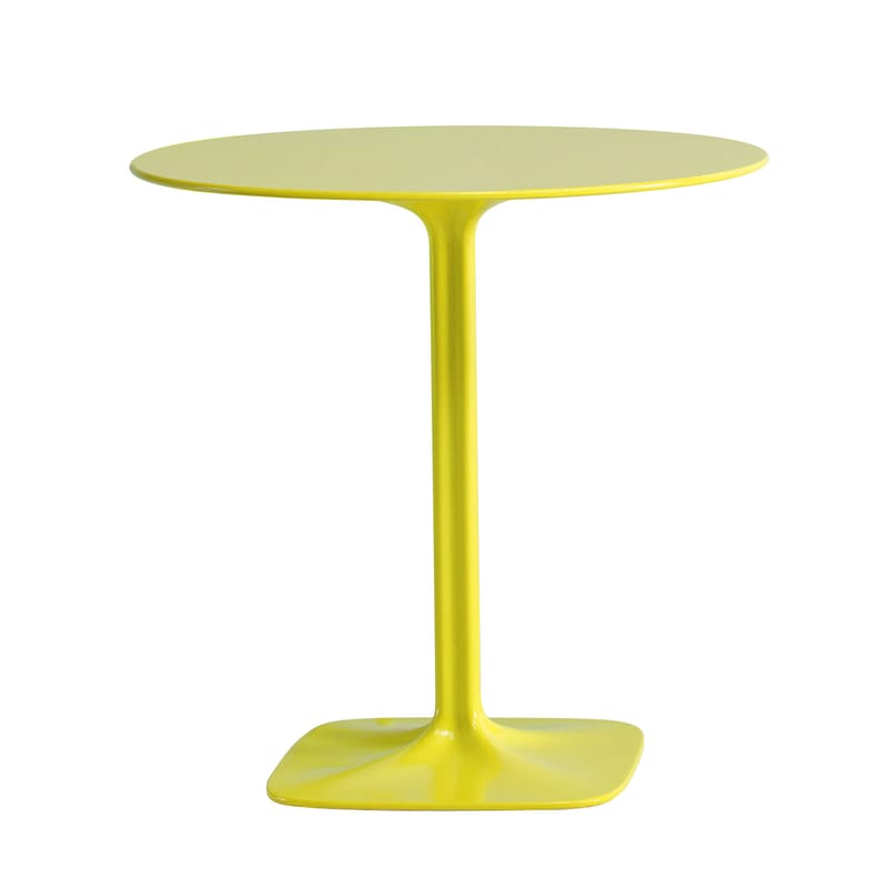 Jardin - Tables de jardin - Table ronde Supernatural plastique vert / Ø 73 cm - Moroso - Vert - Fibre de verre, Polypropylène