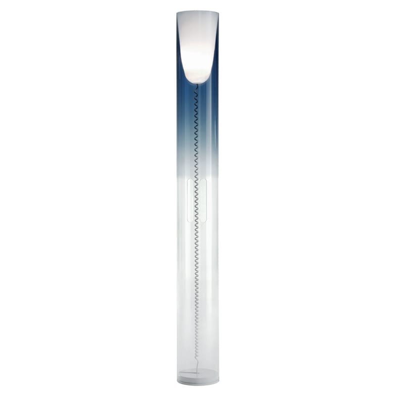 Luminaire - Lampadaires - Lampadaire Toobe plastique bleu - Kartell - Bleu ciel - PMMA, Polycarbonate