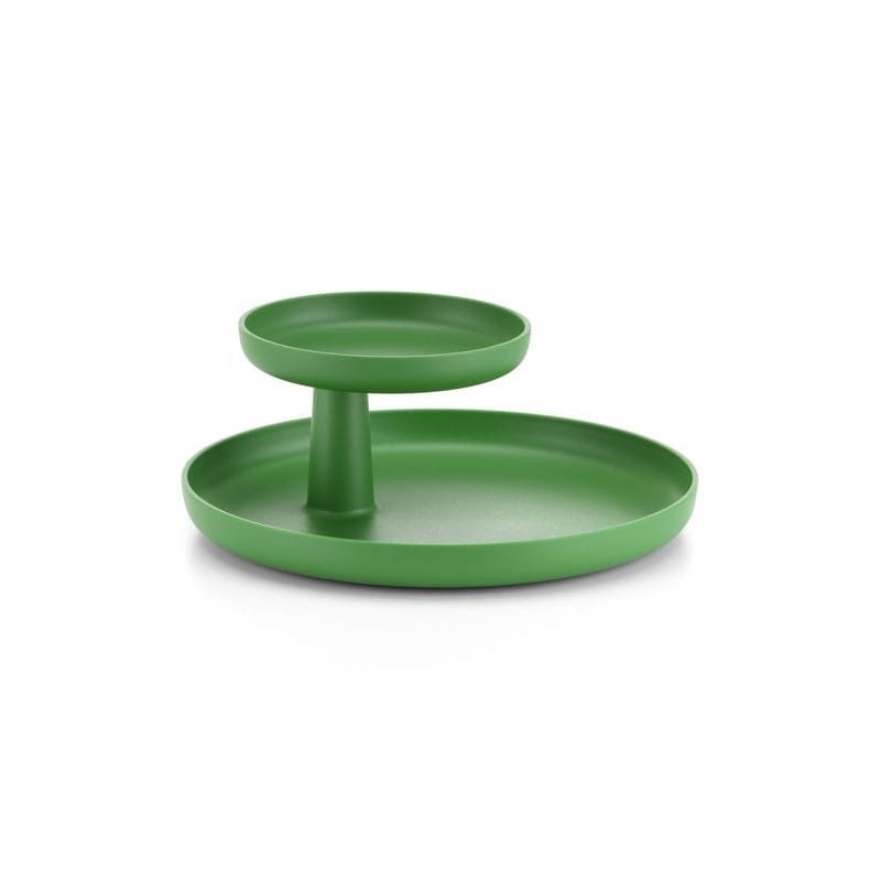 Table et cuisine - Plateaux et plats de service - Plateau Rotary Tray plastique vert / Vide poche - ABS / Petit plateau pivotant - Vitra - Vert palmier - ABS