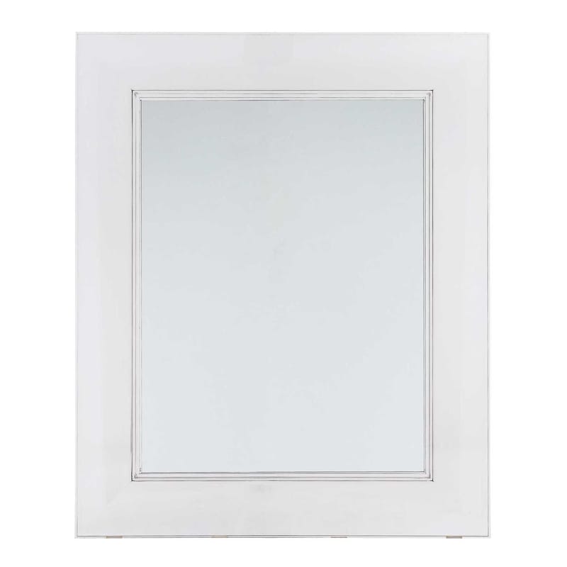 Furniture - Mirrors - Francois Ghost Large Wall mirror plastic material transparent Large - 88 x 111 cm - Kartell - Cristal - Polycarbonate