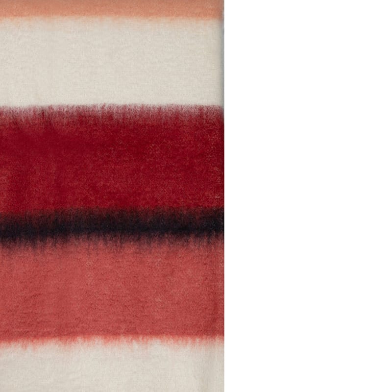 Dossiers - In & Out - Plaid Mohair tissu rouge / 130 x 200 cm - Maison Sarah Lavoine - Quetsche - Laine, Mohair