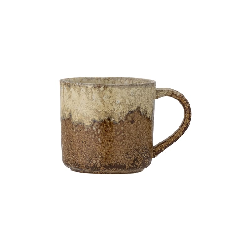 Table et cuisine - Tasses et mugs - Tasse Risa céramique marron / Céramique - Ø 9 x H 8,5 cm - Bloomingville - Marron - Grès émaillé