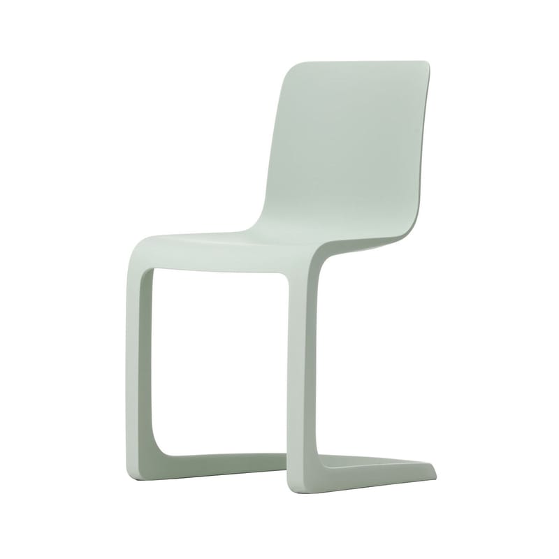 Mobilier - Chaises, fauteuils de salle à manger - Chaise EVO-C plastique vert - Vitra - Menthe clair - Polypropylène