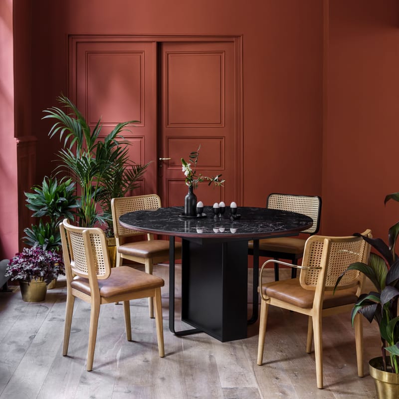 RED Edition Cannage Chair black vanilla natural rottan Made In