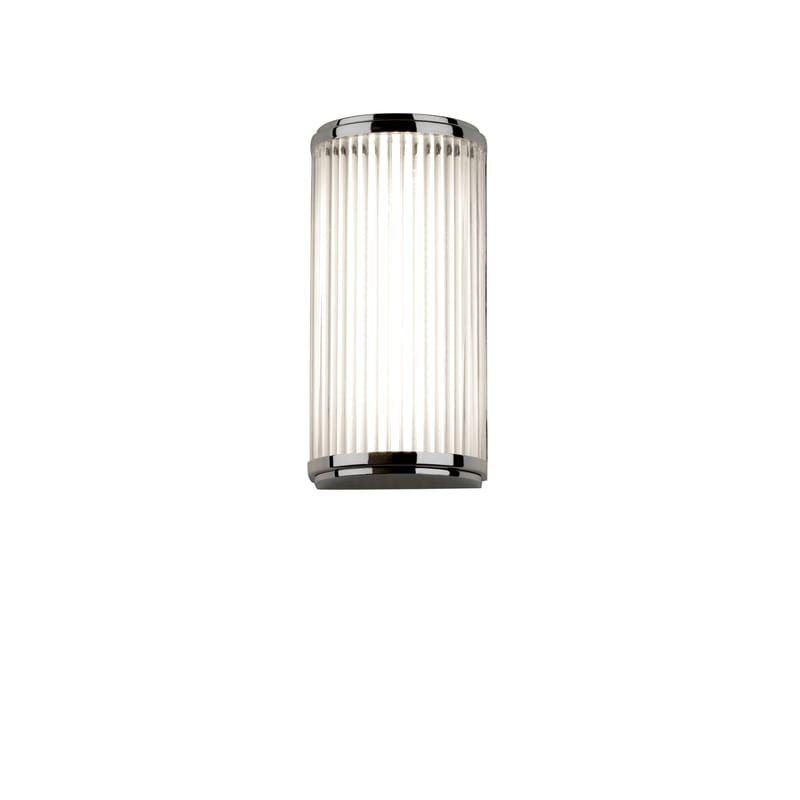 Luminaire - Appliques - Applique Versailles LED métal / Lamelles de verre - L 25 cm - Astro Lighting - Chromé - Acier, Verre