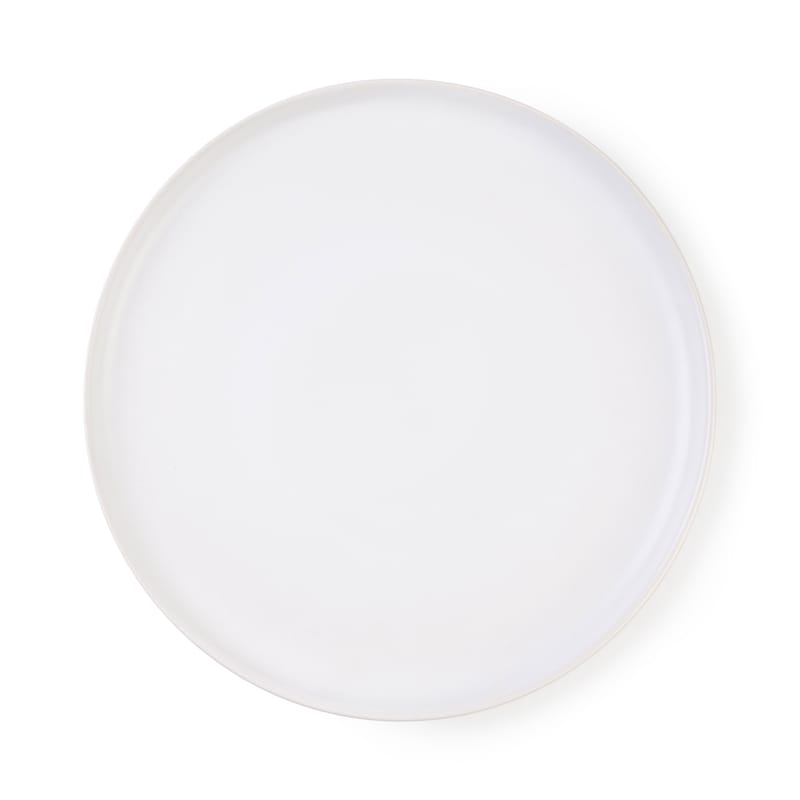 Table et cuisine - Assiettes - Assiette  céramique blanc / Ø 28 cm - Grès mat - Au Printemps Paris - Blanc mat - Grès