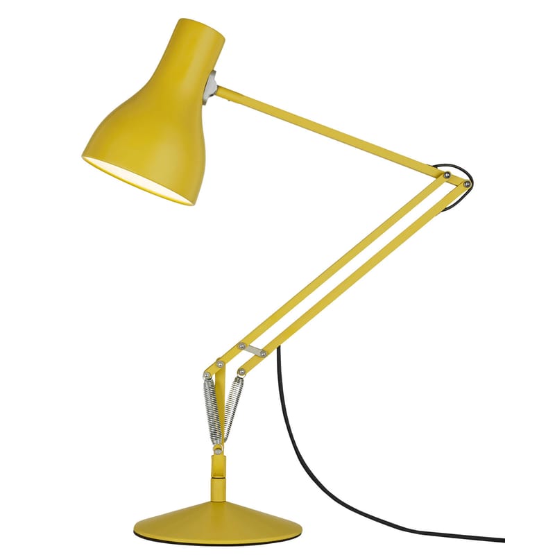 Luminaire - Lampes de table - Lampe de table Type 75 métal jaune / By Margaret Howell - Edition limitée / Réédition 1930\' - Anglepoise - Jaune ocre - Acier, Aluminium, Fonte