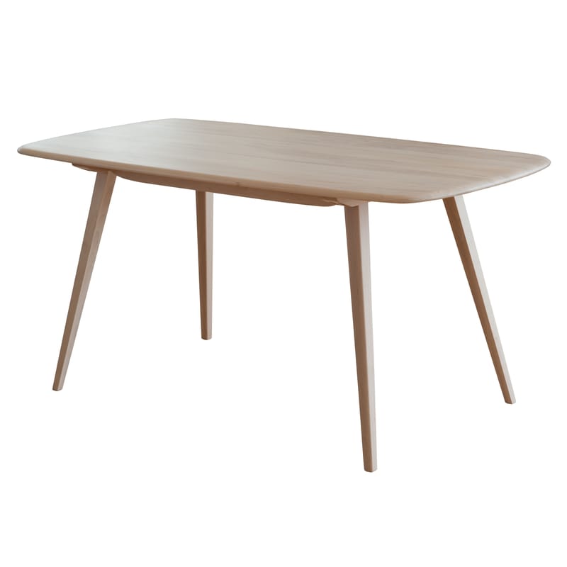 Mobilier - Tables - Table rectangulaire Plank / 152 x 76 cm - Réédition 1950\' - Ercol - Bois - Hêtre massif tourné, Orme massif