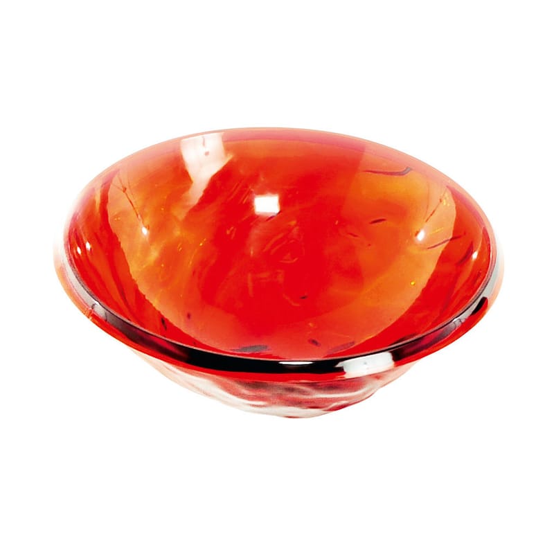 Table et cuisine - Saladiers, coupes et bols - Saladier Moon plastique rouge / Coupe - Ø 45 cm - Kartell - Rouge - PMMA