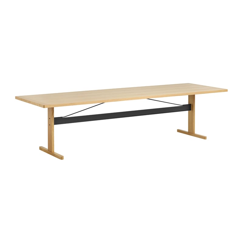 Mobilier - Tables - Table rectangulaire Passerelle bois naturel / 300 x 95 cm - Hay - Chêne - Chêne