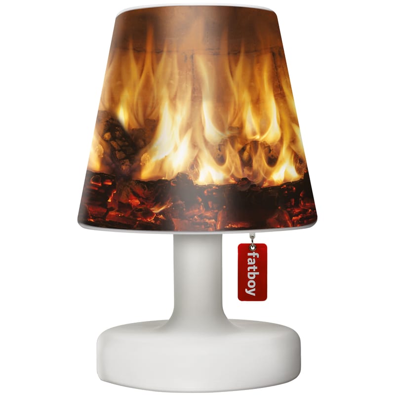 Luminaire - Lampes de table - Accessoire  plastique marron / Abat-jour Cooper Cappie pour lampe Edison the Petit - Fatboy - Fireplace / brun - Polyéthylène