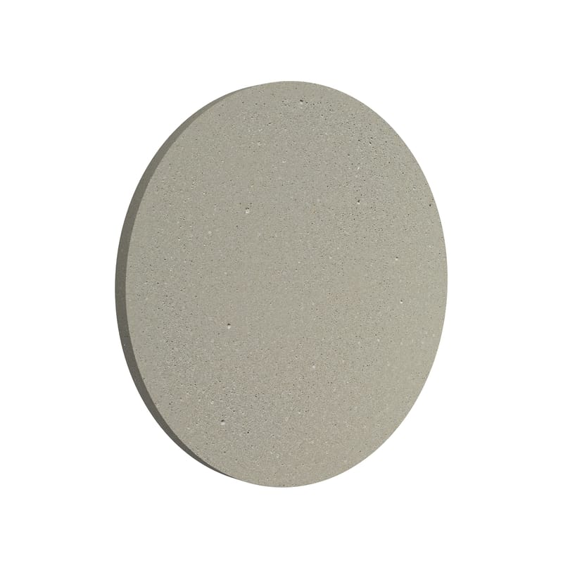 Luminaire - Appliques - Applique d\'extérieur Camouflage LED pierre gris / ciment / Ø 14 cm - Flos - Béton - Aluminium, Ciment