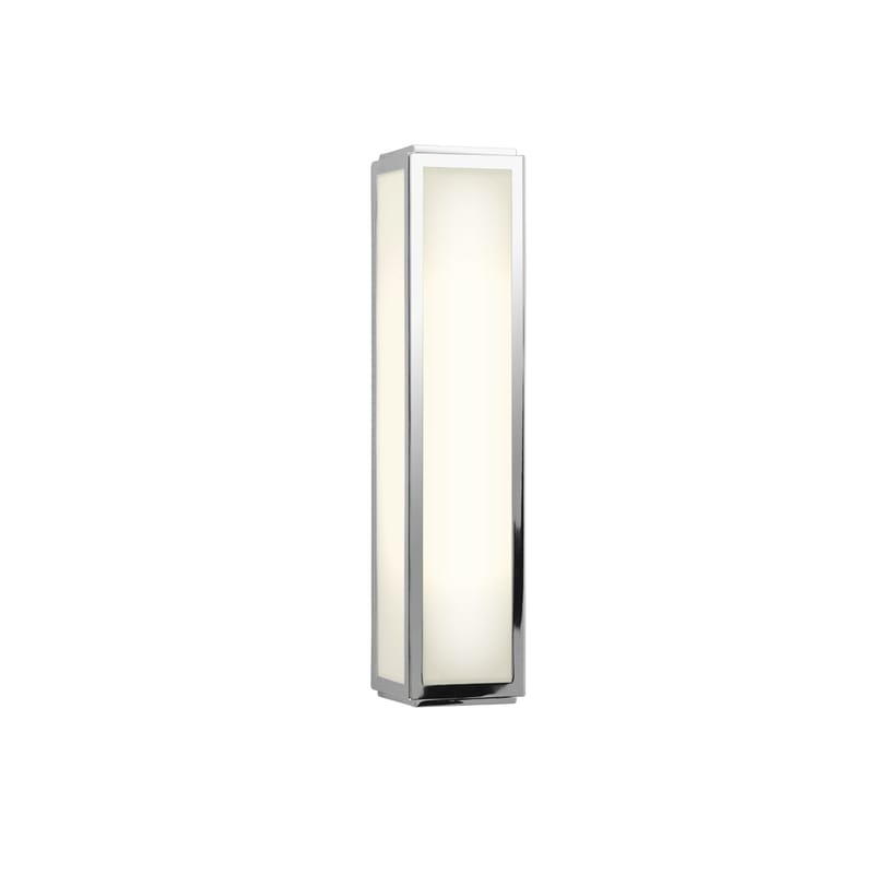 Luminaire - Appliques - Applique Mashiko LED plastique métal / L 35 cm - Astro Lighting - Chromé - Acier inoxydable, Polycarbonate