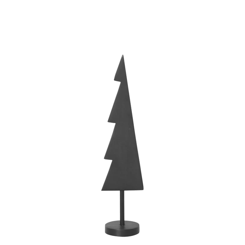Dossiers - Les bonnes affaires DE - Décoration de Noël Tree Solid métal noir / Sapin en laiton - H 15 cm - Ferm Living - Noir - Laiton massif