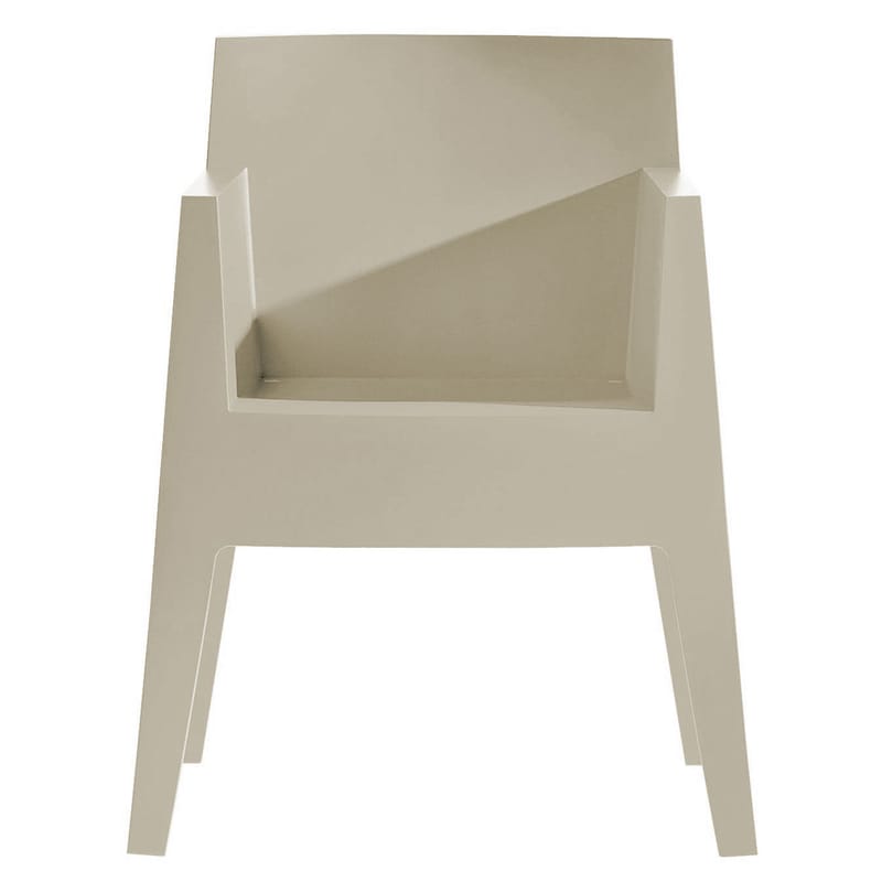 Mobilier - Chaises, fauteuils de salle à manger - Fauteuil empilable Toy plastique gris - Driade - Gris - Polypropylène