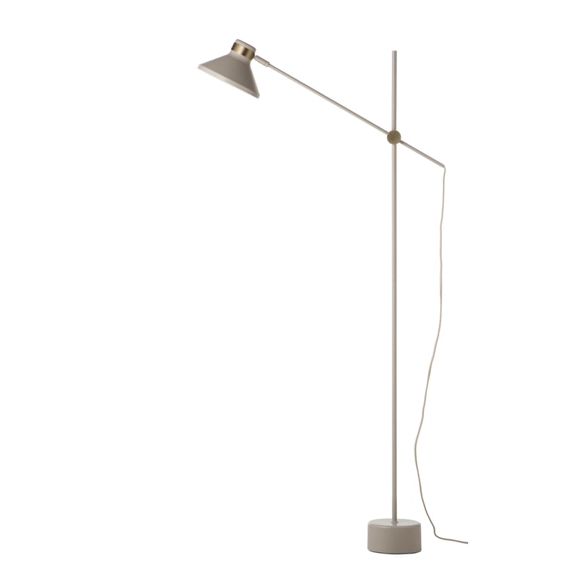 Luminaire - Lampadaires - Lampadaire Mr métal marron gris / H 140 cm - Frandsen - Taupe mat - Métal peint