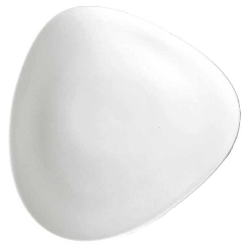 Table et cuisine - Assiettes - Assiette Colombina céramique blanc / L 31 cm - Alessi - A l\'unité / Blanc - Porcelaine