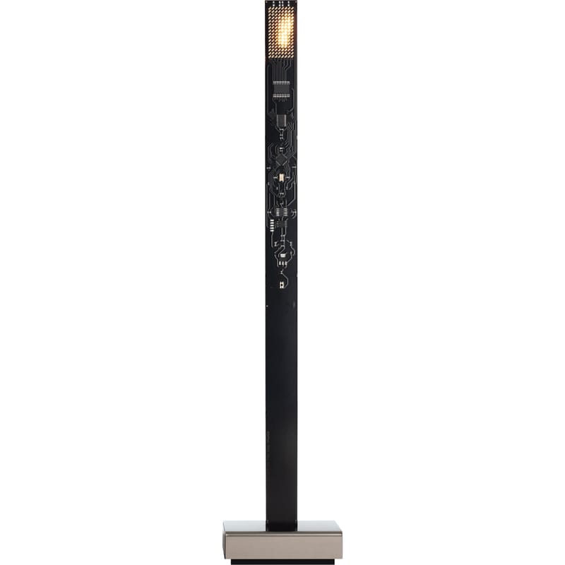 Luminaire - Lampes de table - Lampe de table My New Flame plastique noir / Bougie LED - 40 cm / Version USB - Ingo Maurer - Noir - Matière plastique, Métal