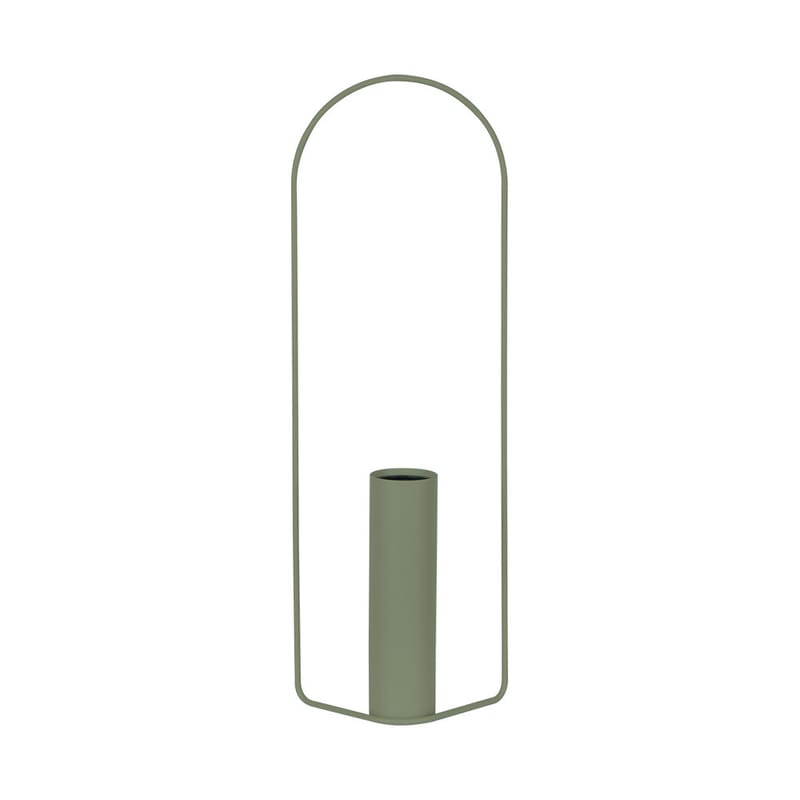 Décoration - Vases - Vase Itac métal vert / Cylindrique - L 26 x H 76 cm - Fermob - Cactus - Acier