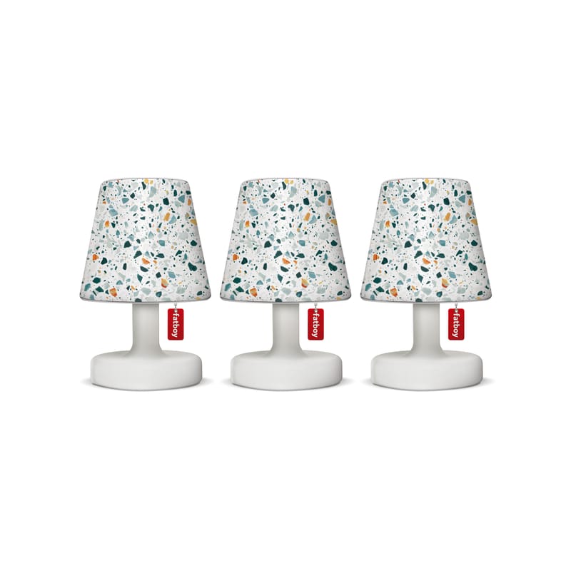 Illuminazione - Lampade da tavolo - Accessorio Mini Cappie materiale plastico bianco / Set di 3 - Per Lampade Edison the Mini - Fatboy - Terras-O - Polietilene