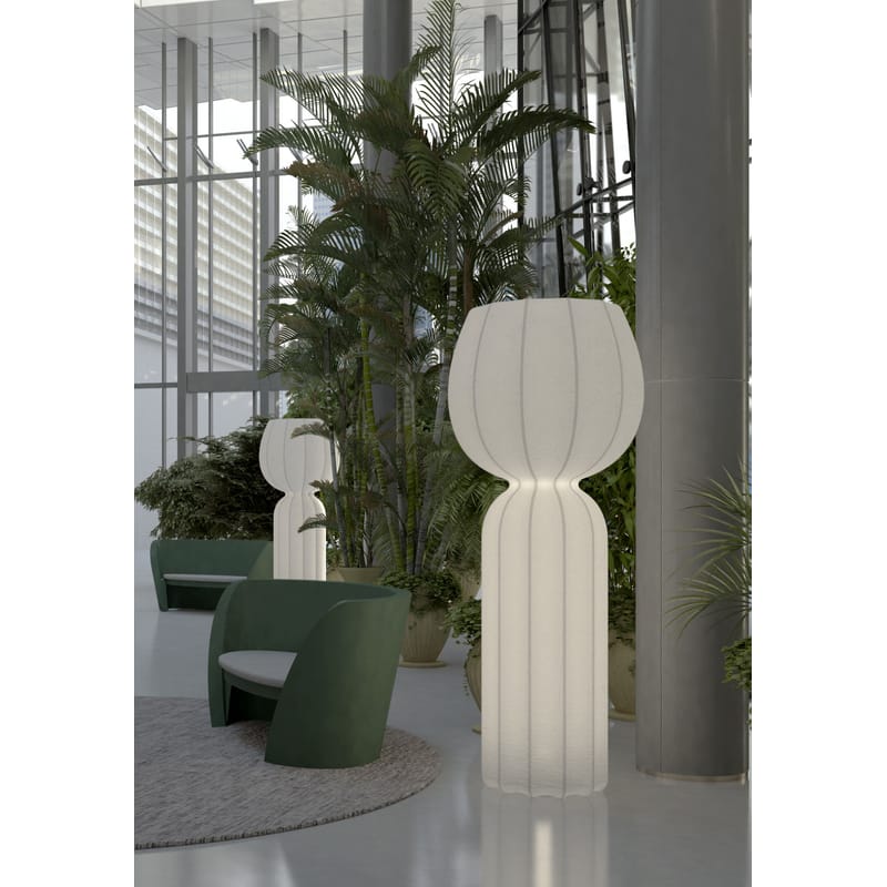 Slide Cucun Outdoor floor lamp white Made In Design UK