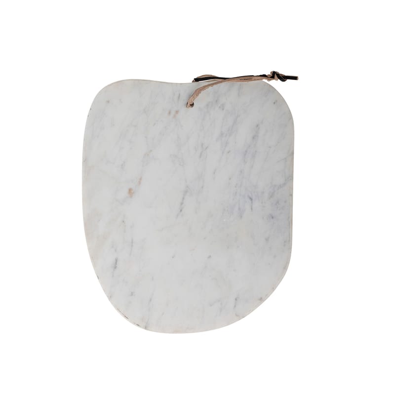 Table et cuisine - Couteaux et planches à découper - Planche à découper Damita pierre gris / Marbre - 33 x 27 cm - Bloomingville - Gris / Blanc - Marbre