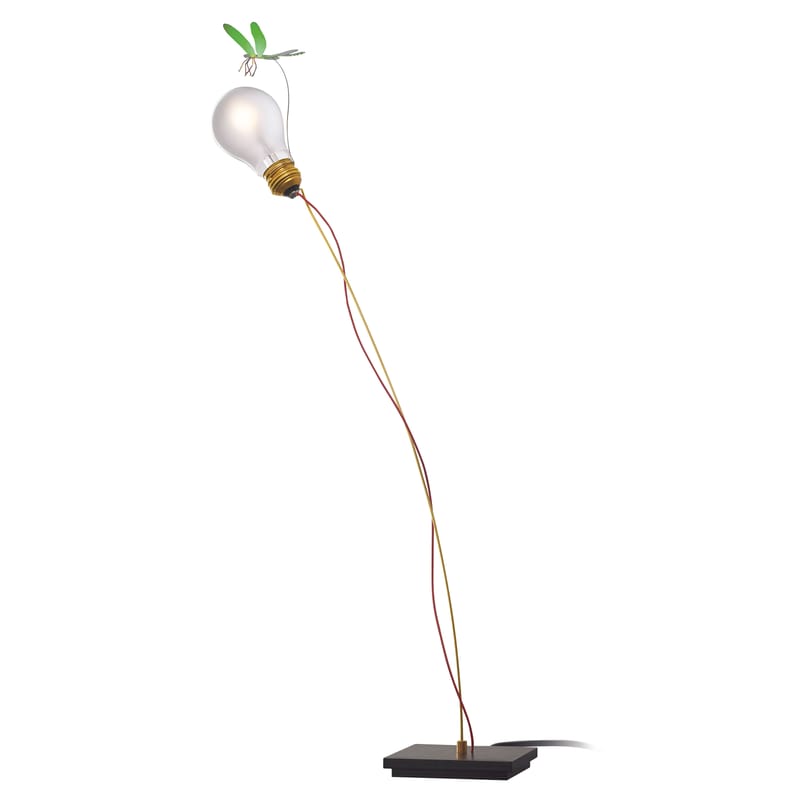 Luminaire - Lampes de table - Lampe de table I Ricchi Poveri - Bzzzz métal vert - Ingo Maurer - Libellule verte - Métal
