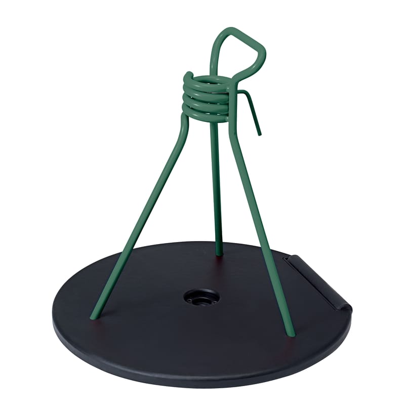 Jardin - Parasols - Pied de parasol Zébulon métal vert noir / Universel - Fermob - Cèdre - Acier, Fonte