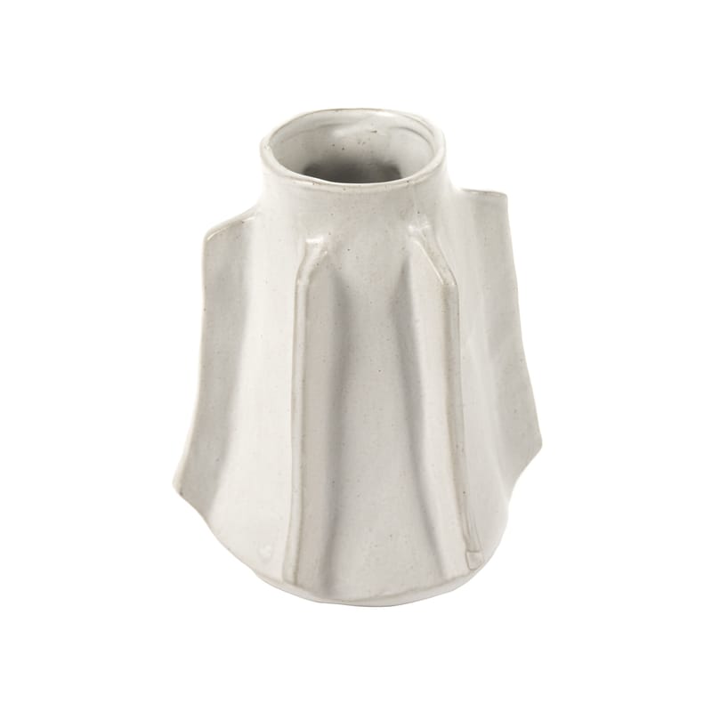 Décoration - Vases - Vase Billy 1 céramique blanc / Ø 16 x H 19 cm - Serax - Ø 16 x H 19 cm / Blanc - Grès